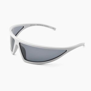 AKILA NEW WAVE X PATRICK NAGEL SUNGLASSES WHITE